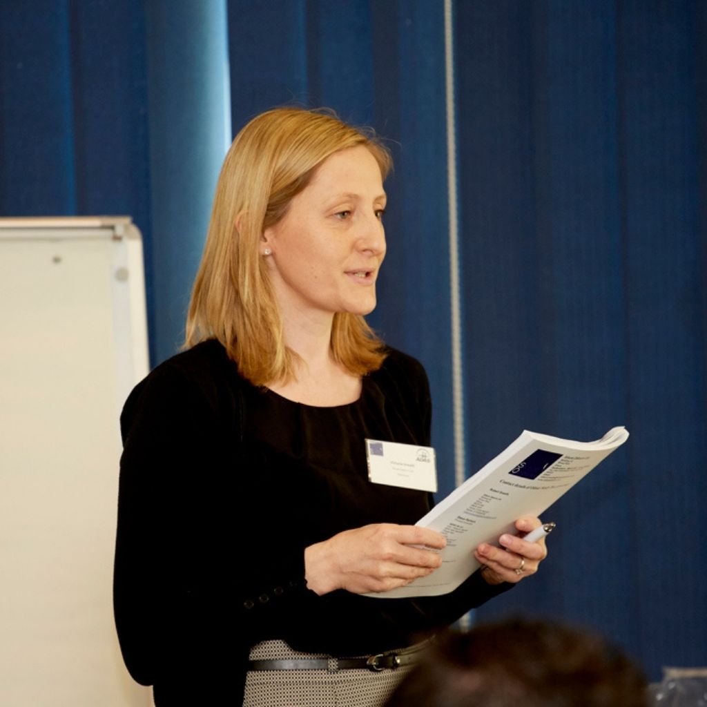 Victoria Sneath speaking at the Odour Study Day