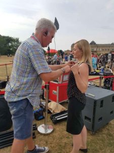 Antiques Roadshow - sound check