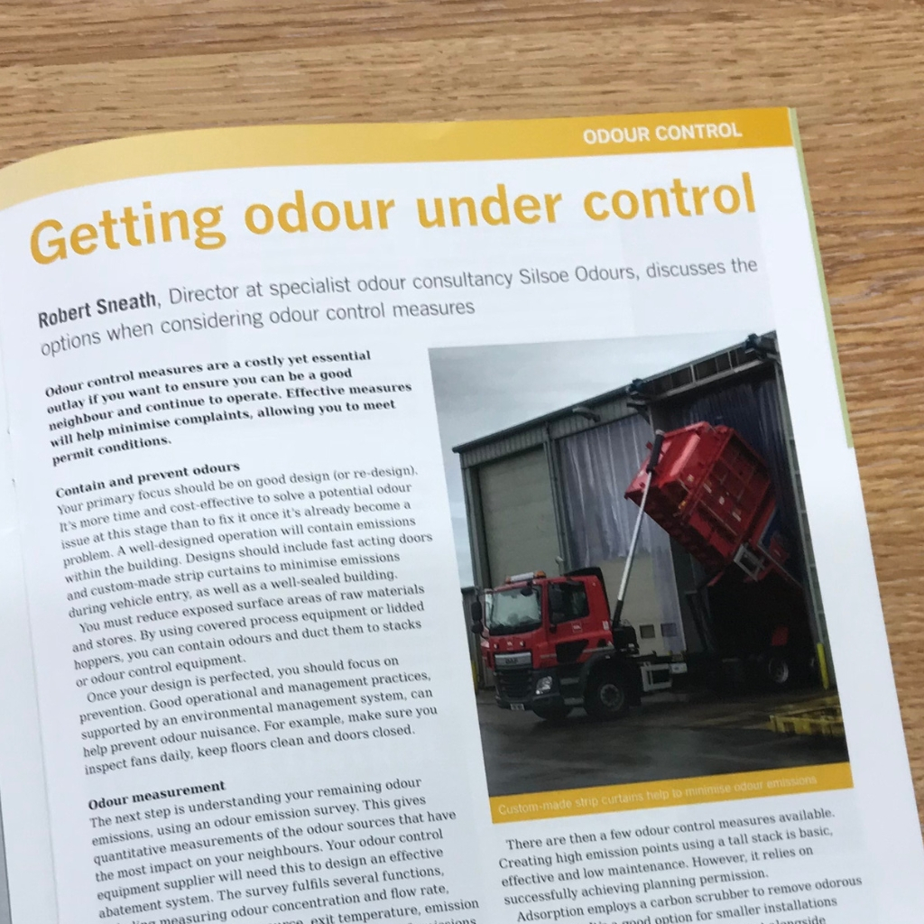 Robert Sneath discusses the options involved when considering odour control measures - Organics Recycling Magazine