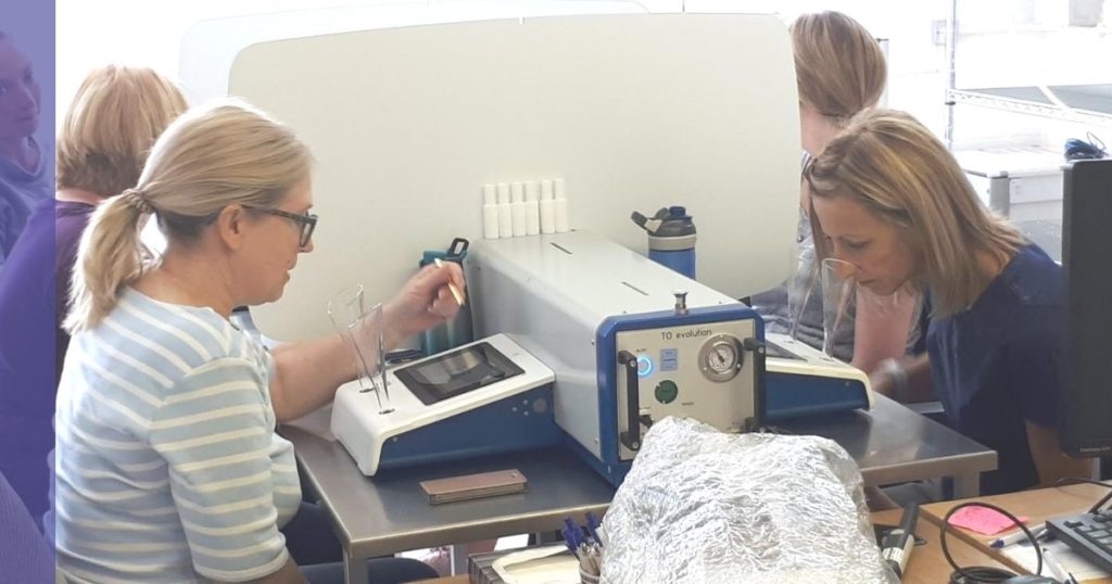 The UKAS accredited odour laboratory at Silsoe Odours