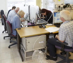 The odour panel conducting an Odour Test at the Silsoe Odours UKAS-accredited laboratory